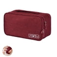 thumbnail image 2 of Bolsa De Ropa Interior, Organizador Multifunción Impermeable, Calcetines, Bolsa De Almacenamiento, Accesorios Cosméticos, Estuche De Almacenamiento Para Viajes, Vacaciones Vogacara HA027912-02, 2 of 7