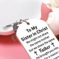 thumbnail image 4 of Sisters in Christ Gifts for Women Christian Gifts Secret Sister Gifts Faith Religious Gifts for Sister in Christ Best Friendship Gift for Friends Women Inspirational Gifts for Sister in Christ, 4 of 6