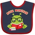 thumbnail image 3 of Inktastic Book Monster Boy Boys or Girls Baby Bib, 3 of 4