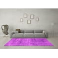 thumbnail image 3 of Ahgly Company Indoor Round Abstract Pink Modern Area Rugs, 8' Round, 3 of 4