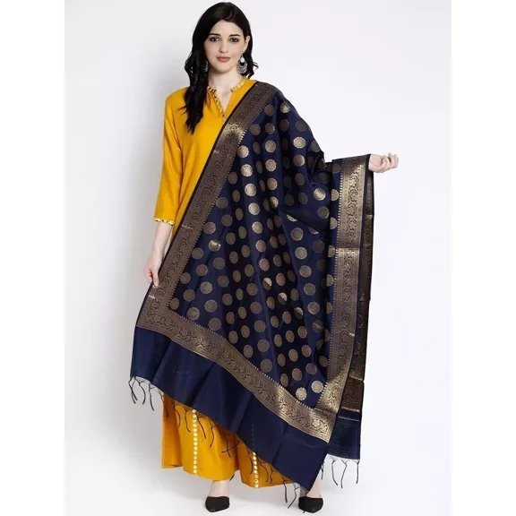 Women's Fancy Woven Banarasi Silk Dupatta