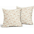 thumbnail image 2 of Fall Pillow Covers 18x18 Set of 2 Decorations Orange Pumpkin Throw Pillow Covers Decorative Thanksgiving Pillow Case Farmhouse Rustic Pillowcases Vintage Cozy Soft Autumn for Sofa Bed Home Decor, 2 of 6