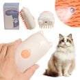 thumbnail image 1 of Peine de masaje para el aseo de mascotas con spray | Cepillo desenredante antiestático para gatos | Dientes suaves y redondeados | Calma y reduce la muda | Función de bruma hidratante | Mango de, 1 of 7
