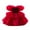 Red, variant on Kids Girls Ruffle Sleeve Dress Daily Pure Color Princess New High End Puffy Dresses Flowy Sun Dresses for 9-12 Months