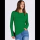 thumbnail image 5 of Camisetas de Larga para Mujer, Tops Ajustados de Punto Acanalado, Conjuntos de Otoño, Camisetas Informales, Ropa Interior, Ropa Interior, Verde XL, 5 of 8