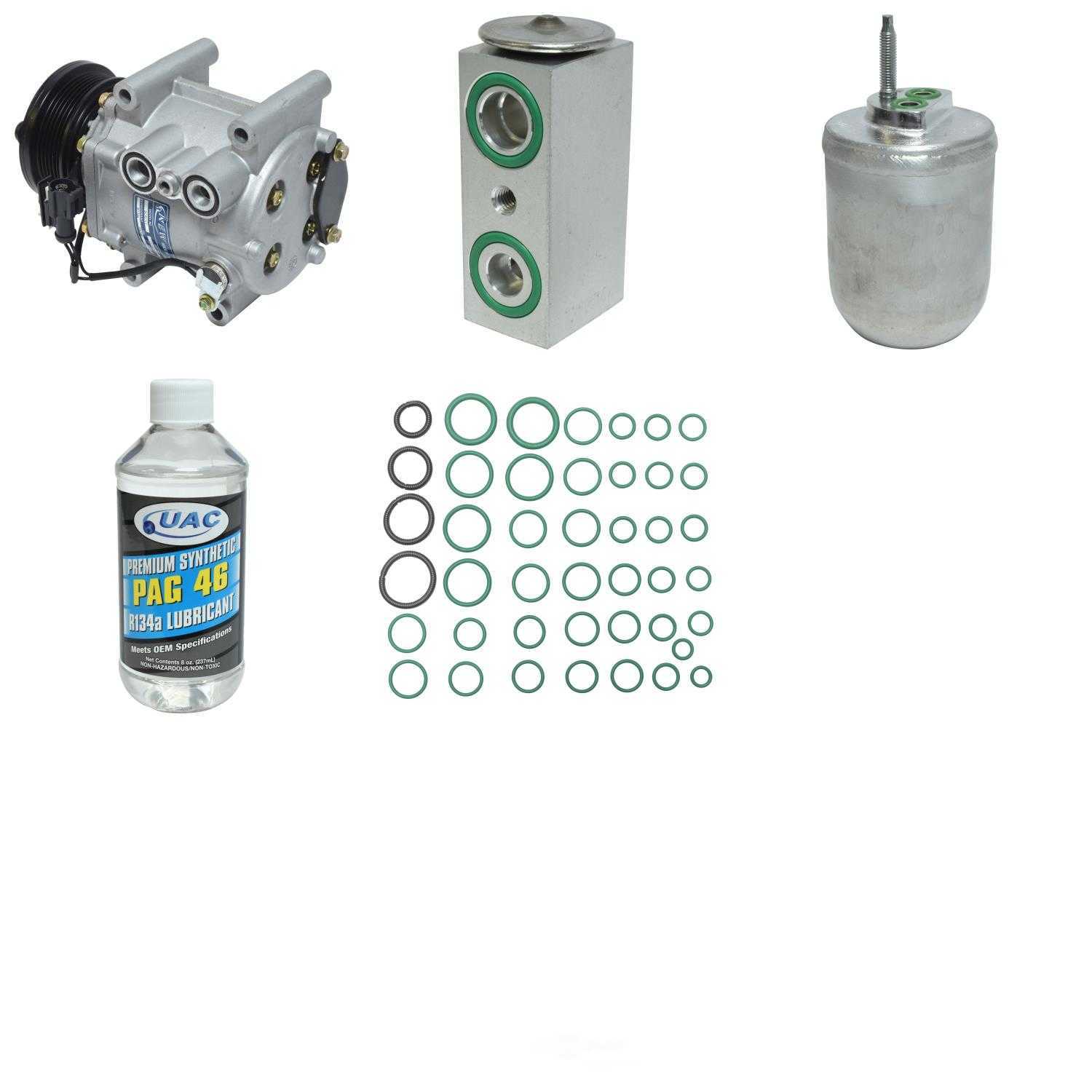 A/C Compressor and Component Kit -- Compressor Replacement Kit Fits select: 2000-2006 LINCOLN LS, 2000-2001 JAGUAR S-TYPE