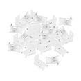 thumbnail image 4 of 30 piezas de soportes para barras de cortina, soportes para barras, accesorios de fácil instalación para cortinas Blanco, 4 of 9