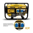 thumbnail image 4 of Generador Gasolina 2200w 110v Planta Luz Corriente Electrica Kingsman KING2200, 4 of 7