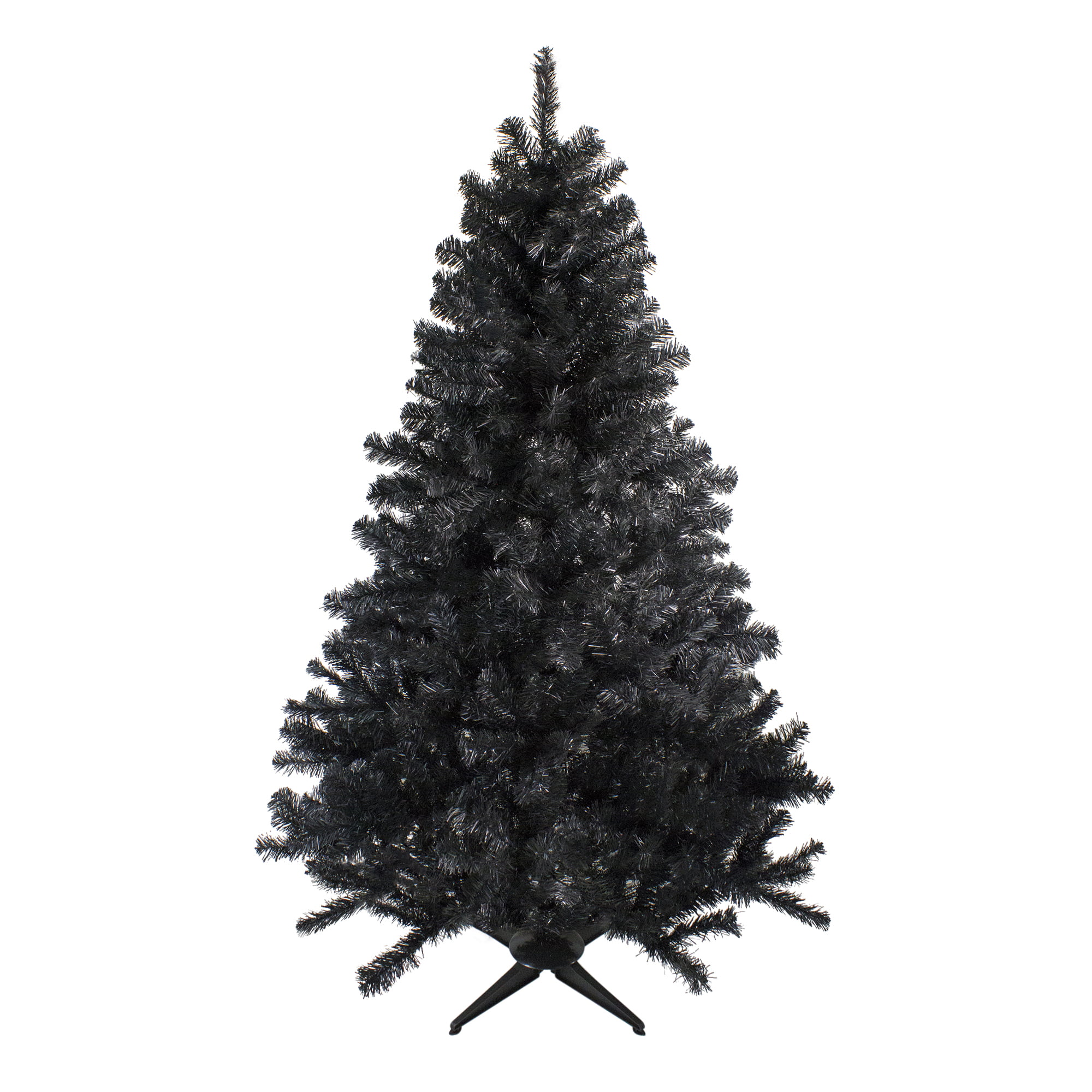 Details about   6ft Black Christmas Tree Imperial Tips  Artificial Tree with Metal Stand 