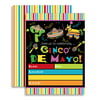 Cinco De Mayo Fiesta Party Celebration Invitations, 20 5"x7" Fill in Cards with Twenty White Envelopes by AmandaCreation