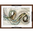 thumbnail image 5 of Art.com Swirly Wirly II Art Print by Anna Polanski, Brown Frame Wall Art, 23" x 17", 5 of 5