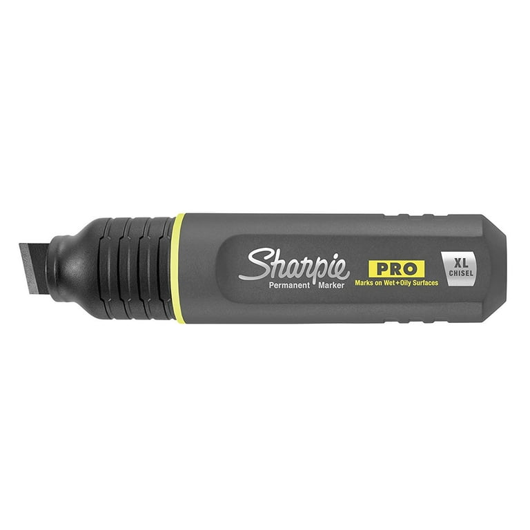 Sharpie X-Large Pro Chisel Point Black Permanent Magic Marker Wet