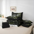 thumbnail image 6 of Homewish Aircraft Airplane Twin Bedding Sets 7-Piece for Female Men Adults,Green Camouflage Bedding Comforter Set Microfiber,American Flag Breathable Sheet Sets,Microfiber Bedroom Decor,Reversible, 6 of 8
