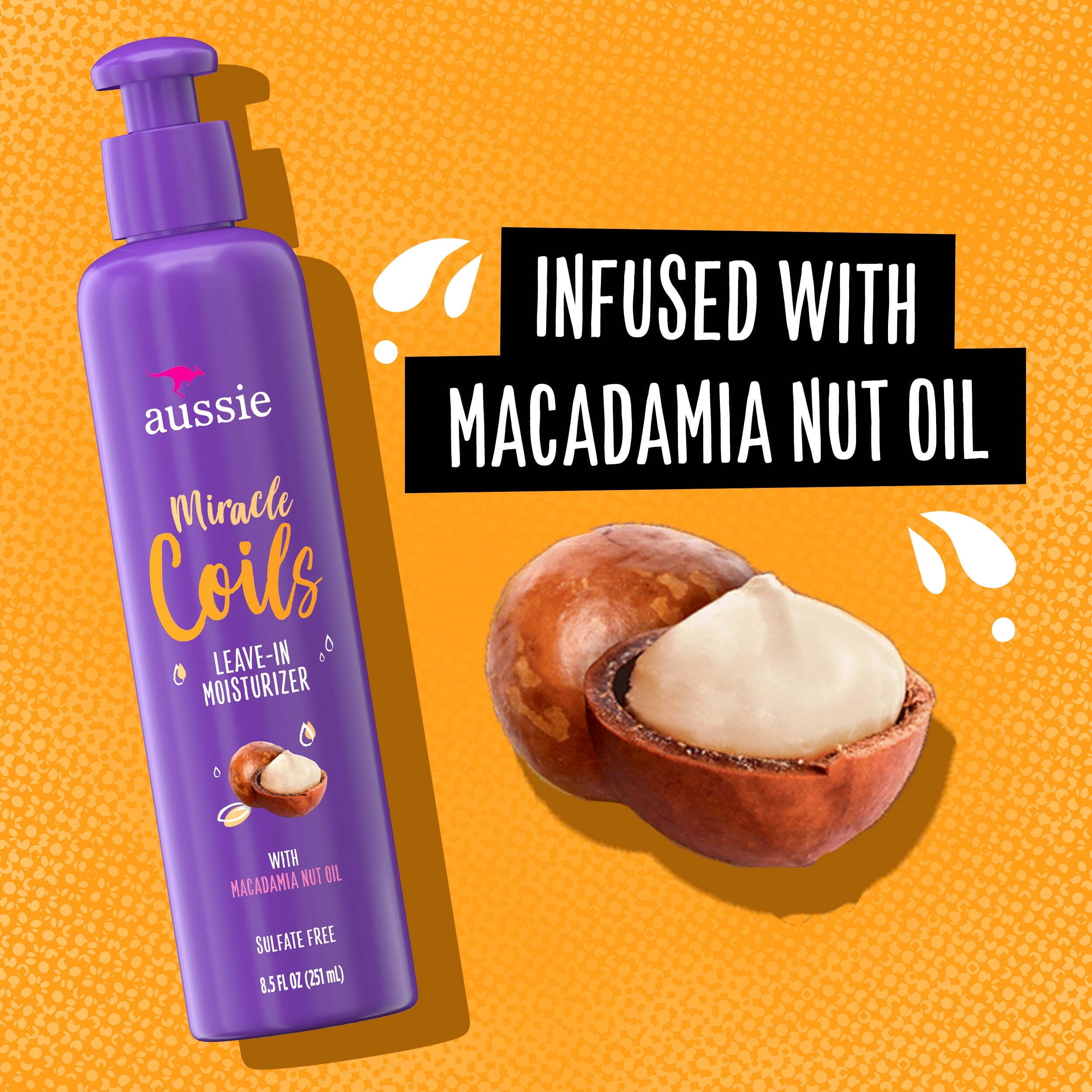Aussie Miracle Coils Leave-in Moisturizer with Macadamia Nut Aussie Miracle Coils Leave-in Moisturizer with Macadamia Nut