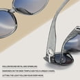 thumbnail image 4 of Lentes de Sol Joopin Vintage Mariposa Sobredimensionados Polarizados Grises, 4 of 6