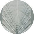 thumbnail image 1 of Ahgly Company Indoor Round Patterned Light Gray Novelty Area Rugs, 5' Round, 1 of 6