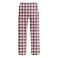 thumbnail image 4 of Grblisyd Pajama Pants Boys and Girls 2025 Lounge Plus Size Plaid Lounge Pants Comfy Christmas Pajama Pants Elastic Waist Sleep Pajama Bottoms With 2 Pockets Pink 100, 4 of 4