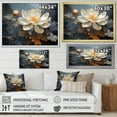 thumbnail image 4 of Designart "Tranquil Golden Lotus I" Lotus Floater Framed Wall Art Prints, 4 of 5