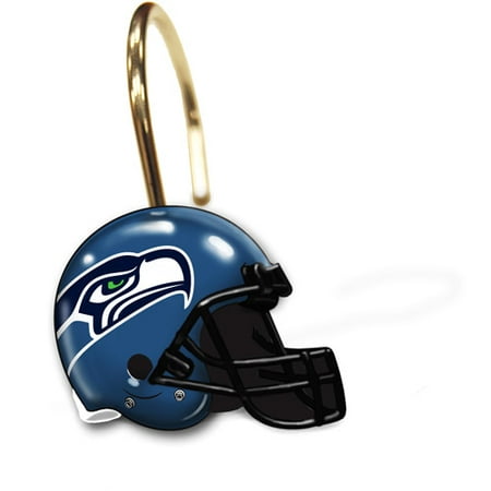 Seattle Seahawks Decorative Bath Collection - 12pc Shower Hooks
