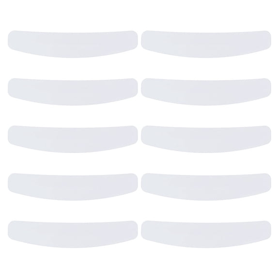 10Pcs White Tab Collar Replacement for Clergy Shirt Plastic Tab Collar Inserts for Priest Shirt for Men and Women Collar Card