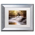 thumbnail image 2 of Trademark Fine Art "Avon Falls" Canvas Art by Jason Shaffer, White Matte, Silver Frame, 2 of 4
