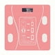 thumbnail image 5 of Body fat scale Bluetooth APP smart electronic scale human body weight scale USB charging body fat scale pink 26*26 charging model, 5 of 5