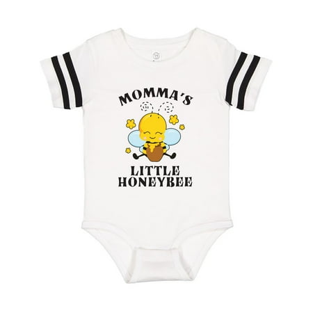 

Inktastic Cute Bee Momma s Little Honeybee with Stars Gift Baby Boy or Baby Girl Bodysuit