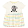 thumbnail image 3 of Inktastic Nana Girl Granddaughter Girls Baby Dress, 3 of 5