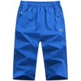 thumbnail image 2 of Men's 3/4 Hiking Pants Outdoor Performance Running Jogger Capri Shorts, 2 of 3