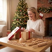 6 in 1 Wood Massage Tool Set, Full Body Sculpting Massager for Lymphatic Care, Body Shaping and Daily Body Care