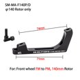 thumbnail image 2 of Road Bike Bike Disc Brake-Caliper Adapter Flat Mount To Post Mount, 2 of 4