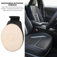 thumbnail image 2 of Arborister Car Rotating Cushion Round Thick Pad Beige Auto Pain Relief Disc Pillow, 2 of 10
