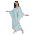 thumbnail image 2 of Moomaya Printed MaxiDress KaftanFor Women Nightgown Bikini Cover Up Plus Size Caftan, 2 of 6