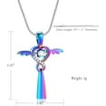 thumbnail image 2 of Love Infinity Necklace Urn Necklace for Ashes, Angel Wings Cross Necklace for Women Gifts Necklace with Wings Cremation Jewelry Gifts for Women Memorial Jewelry, 2 of 6