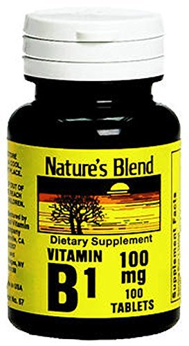 NAT B VITAMIN B-1 TB 100MG 100 | Walmart Canada