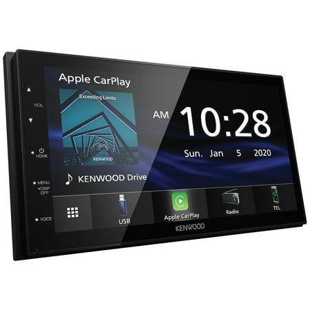 Kenwood - 6.75" - Android Auto/Apple® CarPlay™ - Built-in Bluetooth - In-Dash Digital Media Receiver - Black