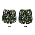 thumbnail image 3 of Fuzoiu Chamomile Print Women's Athletic Shorts, Double-Layer Running Shorts with Pocket,Women's Workout Shorts for Yoga, Gym, and Workouts-XX-Large, 3 of 7