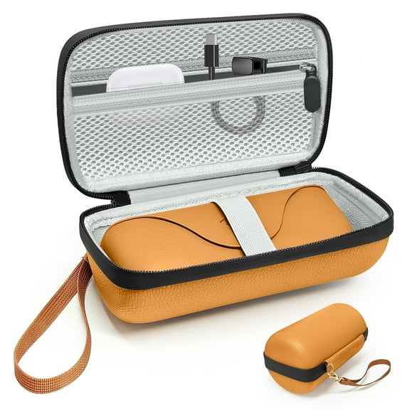 Rechale Hard Glasses Case for 3 Styles Ray-Ban Meta Smart Glasses Charge Box, Compatible with Meta RayBan Smart Glasses Accessories,Eyewear Sunglasses Case Travel (Brown)