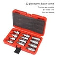 thumbnail image 6 of MOMOJIA 12Pcs 1/2 Inch Hex Bit Socket Set Allen Key Socket Bit H5-22 Ratchet Socket, 6 of 7