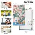 thumbnail image 6 of Yayeee 100% Cotton Hand Towels for Bathroom 16" x 28" Kitchen Towel, Vibrant Flowers, 6 of 7