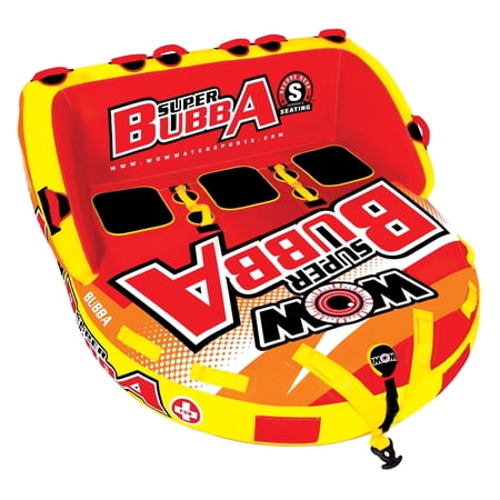WOW Sports Super Bubba 1-3 Person Towable Inflatable for Boating