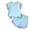 Blue, variant on Toddler Baby Girls Summer Outfits Color Block Short Sleeve T ShirtsAnd Shorts Casual 2 Piece Fall Outfits Size 3-4T