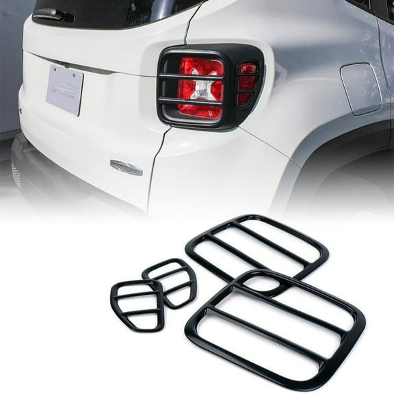 Tail Light Cover Taillight Rear Lamp Protector Guard for 2015-2018Jeep Renegade;