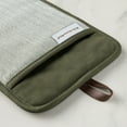 thumbnail image 3 of KITCHENAID® Evergreen Design Series Herringbone Ribbed Soft Silicone Pot Holders 2-Pack Set, Heat Resistant up to 500°F, Flexible & Waterproof, Deep Forest Green, 7"x10", 3 of 5