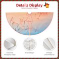 thumbnail image 4 of Daiia The Sunset of Dandelion Drawing Merry Christmas Tree Skirt , Xmas Large Lace-up Tree Skirt, Santa Snowflakes Rustic Home Decorations New Year Party Farmhouse Decor-48", 4 of 7