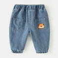 thumbnail image 4 of Staki Boys Jeans Boys' Pocket Stretch Skinny Fit Denim Jean Button Closure(Light Blue,2-3 Years), 4 of 4