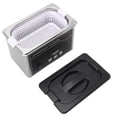 thumbnail image 2 of LLC 40KHz 800ml Ultrasonic Cleaner Large Capacity Portable Low Noise Ultrasonic Cleaning Machine for Glass Jewelry US Plug 110V, 2 of 9