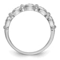 thumbnail image 2 of 14K White Gold Wedding Diamond Round Ring Band, 2 of 2