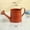 Orange, variant on CHENjy Galvanized Watering Can, Metal Decorative Watering Can Flower Pot with Vintage Design, Small Planter for Home and Garden Arrangement, Blue