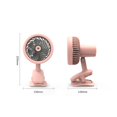 thumbnail image 3 of pitrice Mini USB Fan with Clip and Water Mist Spray Mobile Air Conditioners, 3 of 4
